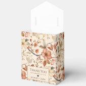 Personalisiert neutrale Beige Wildblume Babydusche Geschenkschachtel (Offen)