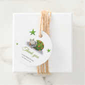 Personalisiert neutrale Triceratops Dinosaurier-Pa Geschenkanhänger (Beispiel)