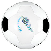 PERSONALISIERT NEUZEALAND FERN PAUA FUßBALL (Gedreht)