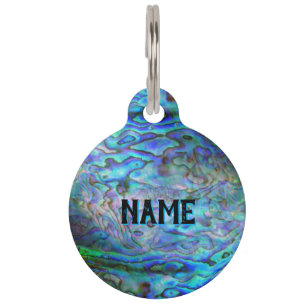 PERSONALISIERT NEW ZEALAND PAUA PET TAG HAUSTIERMARKE