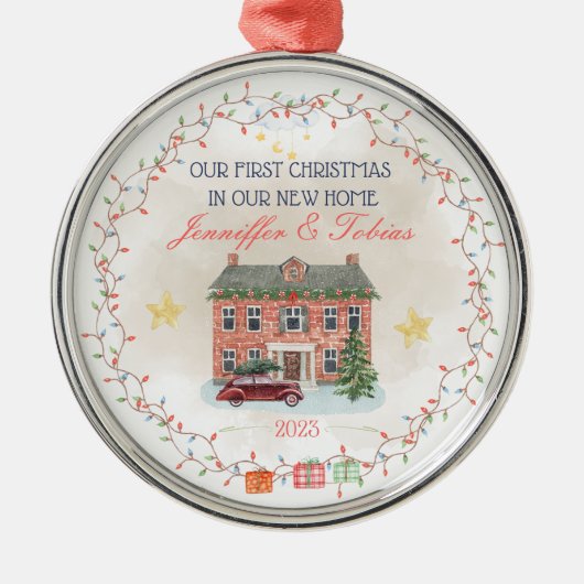 Personalisiert New Zuhause Ornament Neue Zuhause W (Vorne)