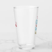 Personalisiert "Nice bis Proven Naughty" Weihnacht Glas (Rechts)