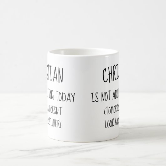 Personalisiert nicht erwachsen heute Spaß Kaffeetasse (Mittel)