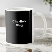 Personalisiert nicht immer schwarz oder weiß kaffeetasse