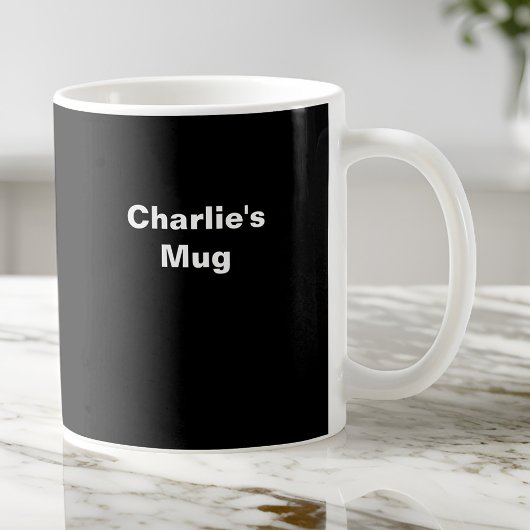 Personalisiert nicht immer schwarz oder weiß kaffeetasse