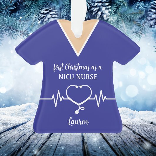 Personalisiert NICU Nurse Weihnachten Ornament