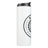 Personalisiert NIE aufhören Thermosbecher (Nach links gedreht)