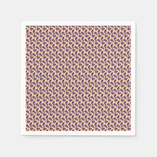 Personalisiert, Niedlich Leopard Muster Tumbler Serviette