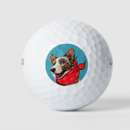 Personalisiert Niedlich Pembroke Welsh Corgi Golfball