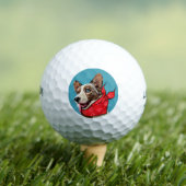 Personalisiert Niedlich Pembroke Welsh Corgi Golfball (Insitu T-Shirt)