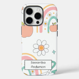 Personalisiert Niedlich zurück zur Schule | für Ki iPhone 16 Pro Hülle