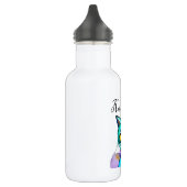 Personalisiert Niedliche Blue Kitty Cat Edelstahlflasche (Links)