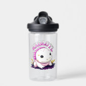 Personalisiert Niedliche Kawaii Axolotl Trinkflasche (Vorne)