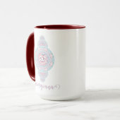 Personalisiert Niedliche Kawaii Bunny Ornamental M Tasse (Vorderseite Links)