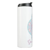 Personalisiert Niedliche Kawaii Bunny Ornamental M Thermosbecher (Nach links gedreht)