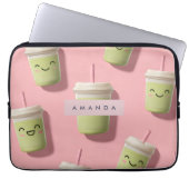 Personalisiert Niedliche Kawaii Pastel Smoothie Ma Laptopschutzhülle (Vorderseite)