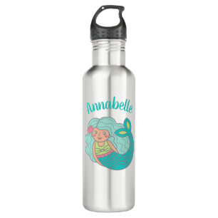 Personalisiert Niedliche Mermaid Edelstahlflasche