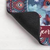 Personalisiert Niedliche Weihnachten Kawaii Fox Do Mousepad (Ecke)