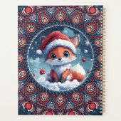 Personalisiert Niedliche Weihnachten Kawaii Fox Do Planer (Rückseite)