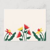 Personalisiert - Niedlicher persönlicher Dank Postkarte (Rückseite)