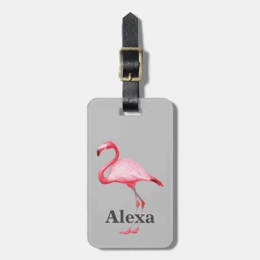 Personalisiert Niedlicher Tropischer Vogelspinner  Gepäckanhänger (Vorderseite vertikal)