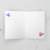 Personalisiert/ Niedliches Monster/ Schläge und Li Karte (Innenseite)