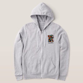 Personalisiert Niedliches Patchwork-Ghost-Hallowee Hoodie