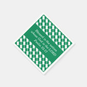 Personalisiert NIGERIA FLAG Christlich Serviette (Ecke)