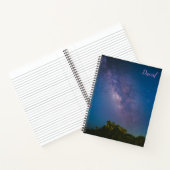 Personalisiert Night Sky Journal Lined Notizblock (Innenseite)