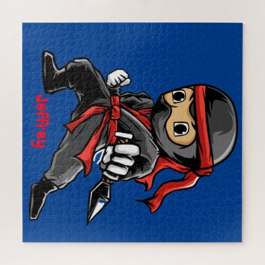 Personalisiert Ninja Puzzle (Horizontal)