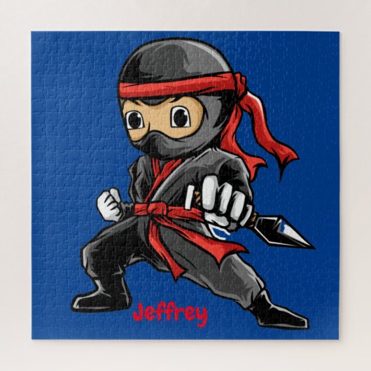 Personalisiert Ninja Puzzle (Vertikal)