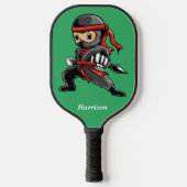 Personalisiert Ninja Warrior Pickleball Schläger (Vorderseite)