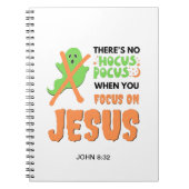 Personalisiert NO HOCUS POCUS Christliches Hallowe Notizblock (Vorderseite)