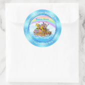 Personalisiert, Noah's Ark Stickers, Größen, Forme Runder Aufkleber (Tasche)