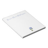 Personalisiert Notepad Classy Hydrangea Notizblock (angewinkelt)