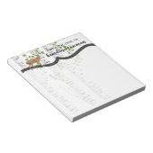 Personalisiert Notepad Deer Doe Buck Woodland Hunt Notizblock (angewinkelt)