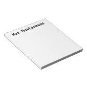 personalisiert notizblock (angewinkelt)