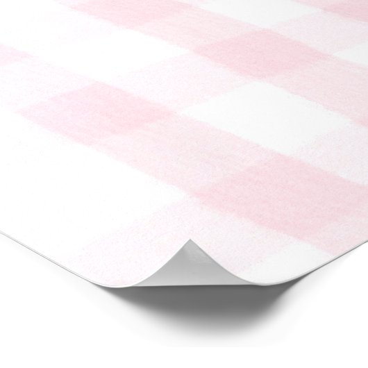 Personalisiert Nova Baby Girl Kinderzimmer Bow&Gin Poster (Ecke)