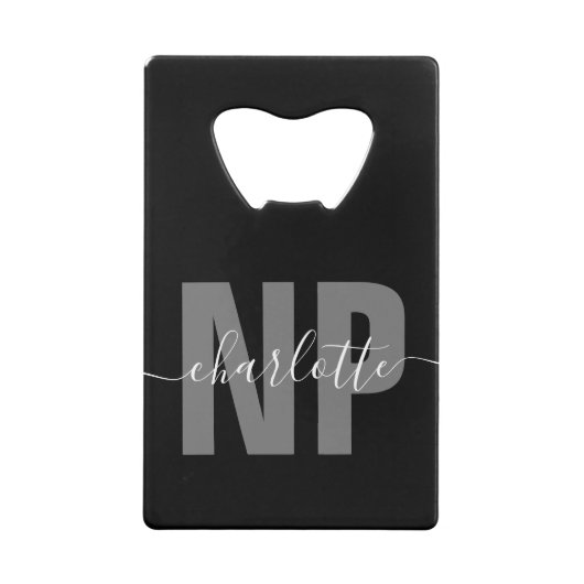 Personalisiert NP Nurse Practitioner Abschluss Chi Geldbeutel Flaschenöffner (Rückseite)