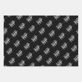 Personalisiert NP Nurse Practitioner Abschluss Chi Geschenkpapier Set (Vorderseite 3)