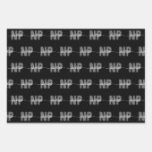 Personalisiert NP Nurse Practitioner Abschluss Chi Geschenkpapier Set (Vorderseite)