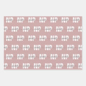 Personalisiert NP Nurse Practitioner Abschluss Chi Geschenkpapier Set (Vorderseite 3)