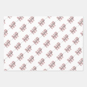 Personalisiert NP Nurse Practitioner Abschluss Chi Geschenkpapier Set (Vorderseite 2)