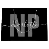 Personalisiert NP Nurse Practitioner Abschluss Chi Große Geschenktüte (Vorderseite)