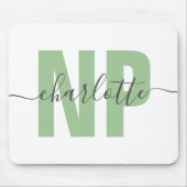 Personalisiert NP Nurse Practitioner Abschluss Chi Mousepad (Vorne)