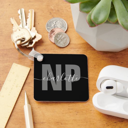 Personalisiert NP Nurse Practitioner Abschluss Chi Schlüsselanhänger (Schreibtisch)