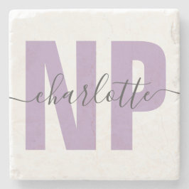 Personalisiert NP Nurse Practitioner Abschluss Chi Steinuntersetzer