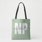 Personalisiert NP Nurse Practitioner Abschluss Chi Tasche (Vorderseite)