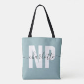 Personalisiert NP Nurse Practitioner Abschluss Chi Tasche (Rückseite)