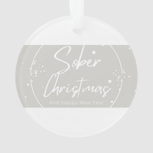 Personalisiert nüchtern ornament (Rückseite)